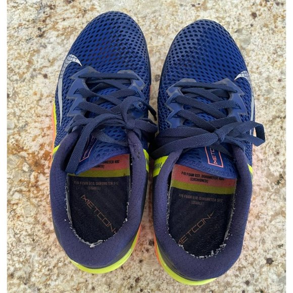 Size 10 - Nike Metcon 6 Deep Royal Blue MTLC Platinum - Picture 5 of 8